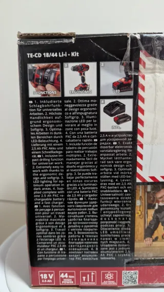 Taladro Einhell TE-CD 18/44