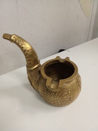 Cenicero Bronce Vintage Forma Pipa