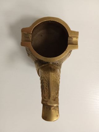 Cenicero Bronce Vintage Forma Pipa