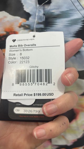 Mono de esquí Obermeyer estampado floral