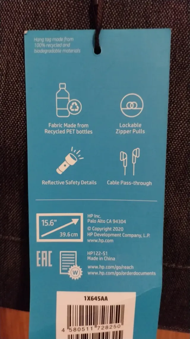 Bolso portátil HP gris