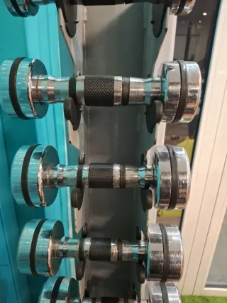Mancuernas De 1 A 10kg con Soporte Gimnasio