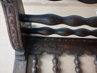 Perchero antiguo de madera