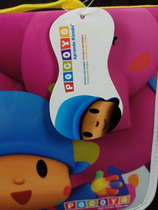 Pocoyo Pato Elly estuche escolar y portafolio