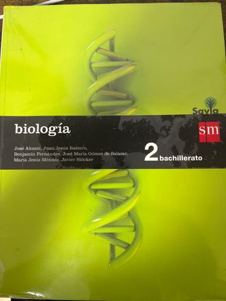 Biología. 2 Bachillerato. Savia