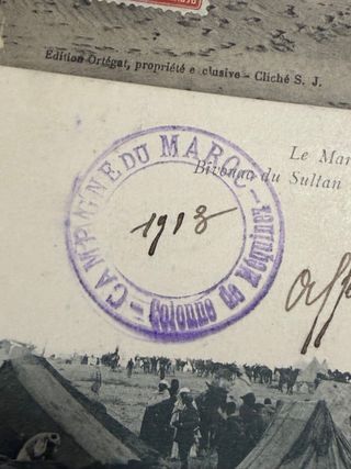 Lote 6 Postales Marruecos centenarias 1913.