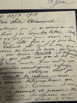 Lote 6 Postales Marruecos centenarias 1913.