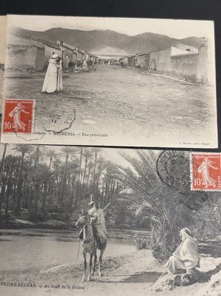 Lote 6 Postales Marruecos centenarias 1913.