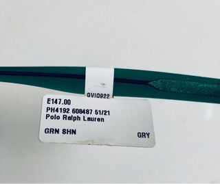 Gafas de Sol Polo Ralph Lauren Verdes negras nueva