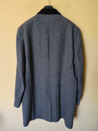 Cappotto Lana Grigio Taglia L