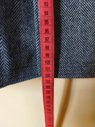 Cappotto Lana Grigio Taglia L