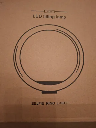 Aro de luz LED con trípode