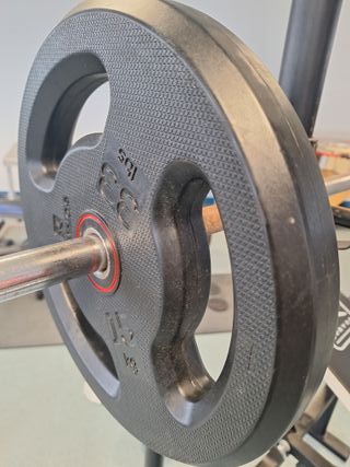 Disco de 15 kg de caucho