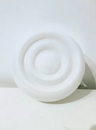 Lampada da parete vetro opalino anni '60