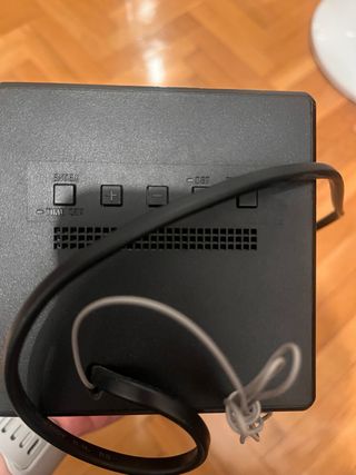 Radio despertador Sony negro