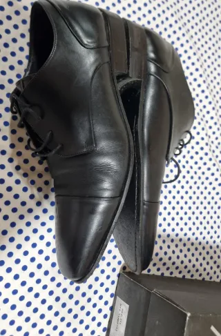 Zapatos Roberto Ley Hombre Talla 41 Negros
