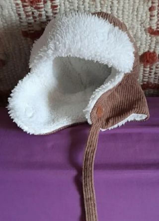 Gorro de borrego para niño