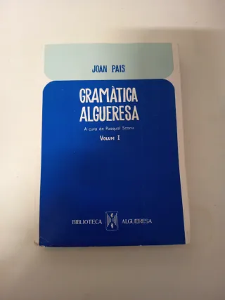 Gramàtica algueresa