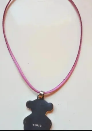 Colgante OsoTous Multicolory cordón rosa