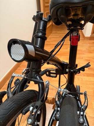 Bicicleta pieghevole B'Twin Tilt100 Nero