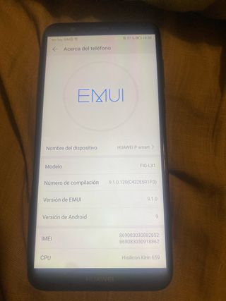 Huawei P smart FIG-LX1 9.1.0