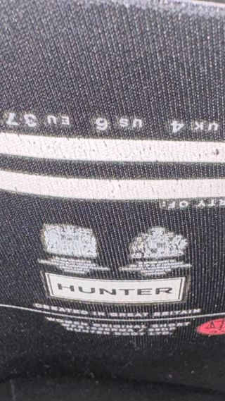 Botas de agua Hunter negras