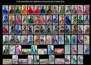 Sellos Forjadores de América Colección Completa