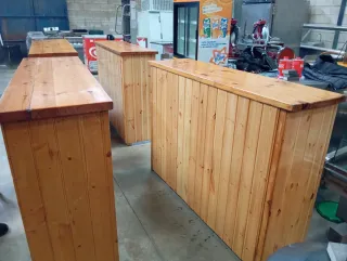 Alquiler Mostradores de madera