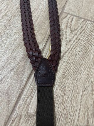 Tirantes cuero traje corto o pantalón campero