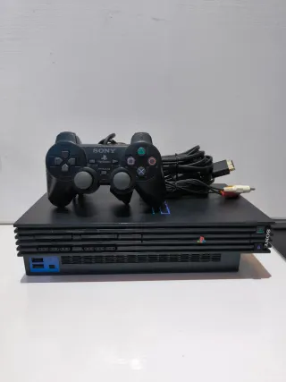PlayStation 2 Negra con Mando Original