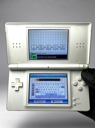 Nintendo DS Lite Bianco + Caricatore e Pennino