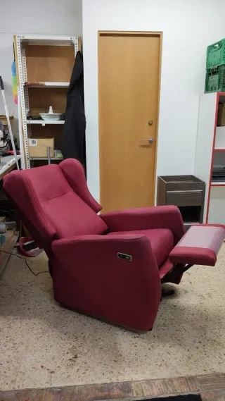 Sillón Relax Eléctrico Rojo