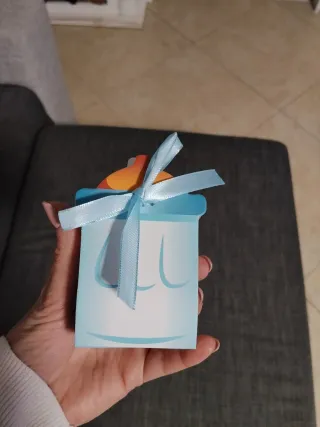 Scatole portaconfetti biberon rosa