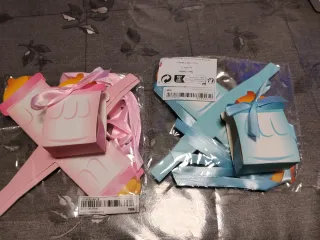 Scatole portaconfetti biberon rosa