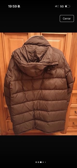 Chaquetón plumífero Tommy Hilfiger marrón