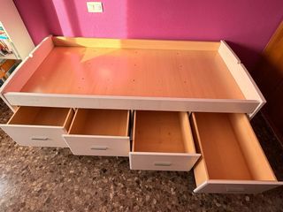 Cama nido con 4 cajones de gran almacenaje