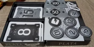 Juego de cartas Plata.