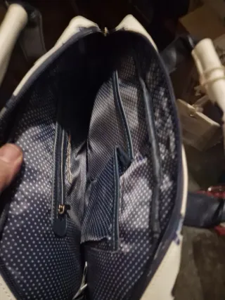 Bolso Pepe Jeans Mariposa Blanco Azul