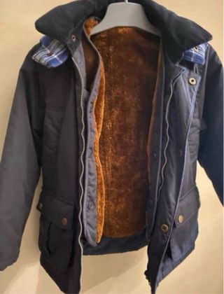 Abrigo niño tipo Barbour 5/6 años
