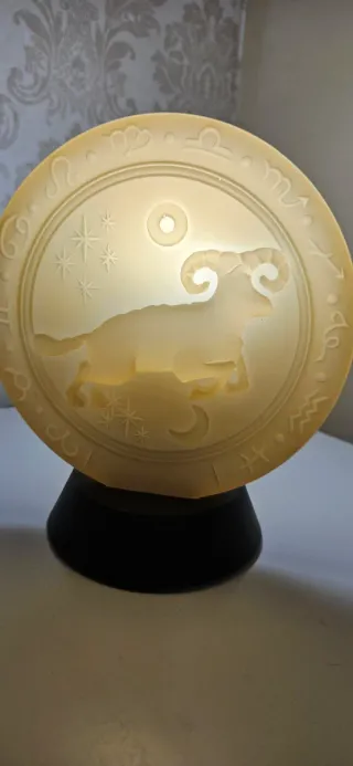 Lámpara Mesita Noche Horóscopo Aries