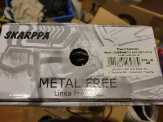 Zapatos seguridad Skarppa negro/amarillo