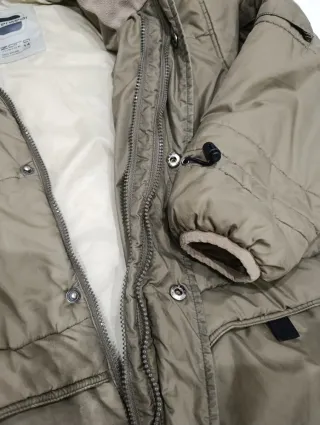 Chaqueta parka verde militar