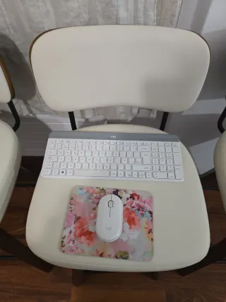 Teclado y Ratón Logi Blanco