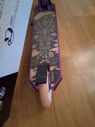 Patinete plegable Oxelo MID 5 rosa