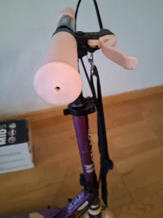 Patinete plegable Oxelo MID 5 rosa