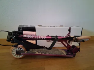 Patinete plegable Oxelo MID 5 rosa