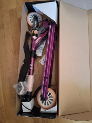 Patinete plegable Oxelo MID 5 rosa