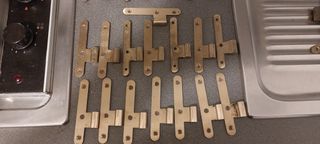 15 Bisagras para 5 Puertas Madera