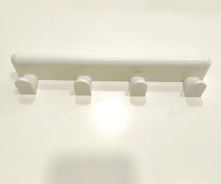 15 Colgadores IKEA Blanco Plástico