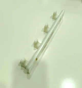 15 Colgadores IKEA Blanco Plástico